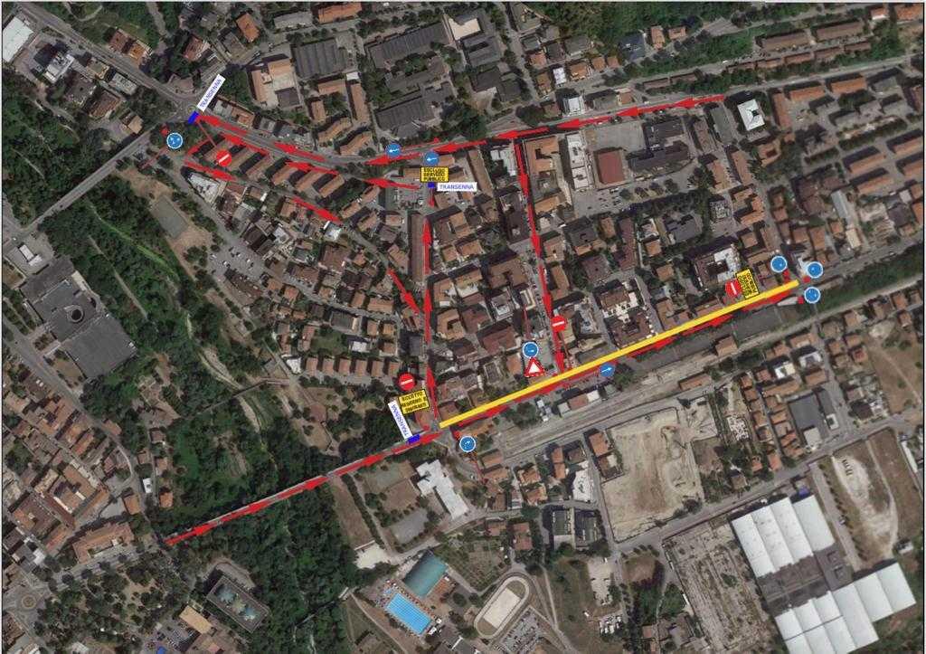 Da lunedì 16 agosto canalizzazione del traffico in via De Gasperi e in via Po