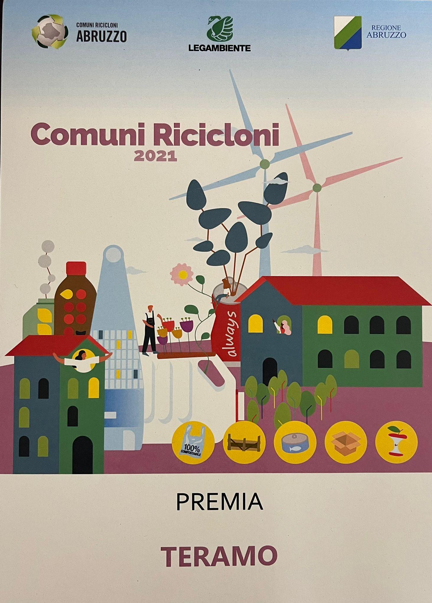 Teramo vince il premio “Riciclone” di Legambiente