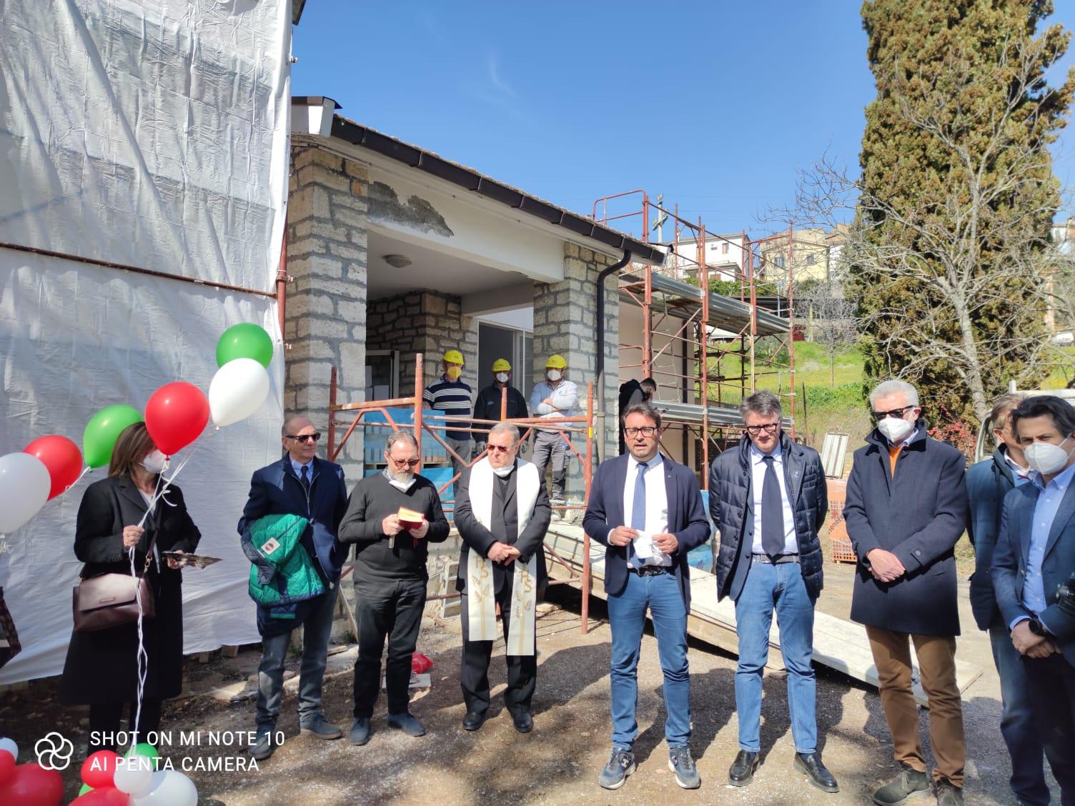 Inaugurato il cantiere per l’adeguamento sismico della scuola di Villa Ripa