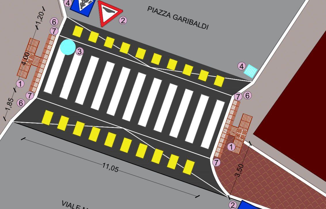 Passaggi pedonali rialzati e in sicurezza: iniziano i lavori