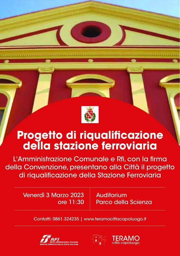  Il 3 marzo  la presentazione del progetto di riqualificazione della Stazione ferroviaria