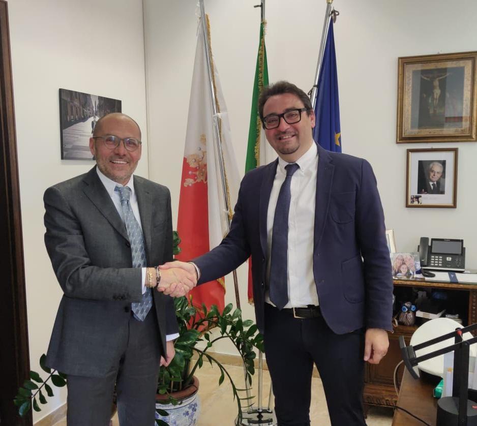 Primo incontro istituzionale tra il Sindaco Gianguido D’Alberto e il nuovo Prefetto Fabrizio Stelo