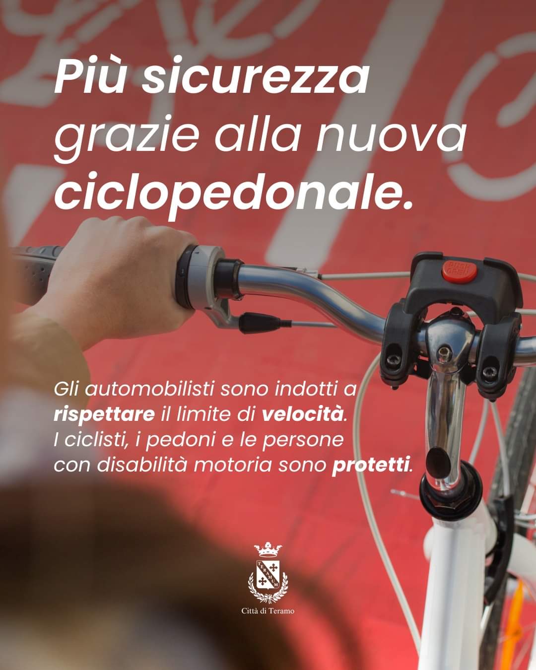 L'opuscolo sulla nuova ciclovia urbana